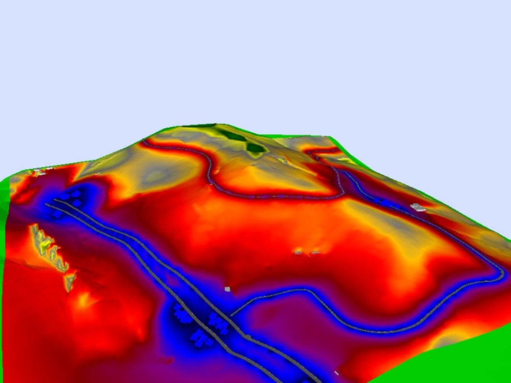 Simulation acoustique - Vue 3D 